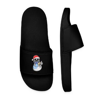 Bébé Lion de mer Noël - Claquettes Homme - noir - Devant