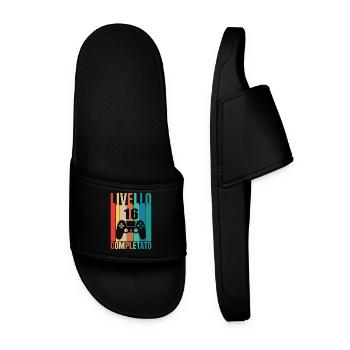 Level 16 - Men’s Pool Sliders - black - Front