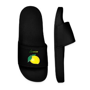 Lemon - Men’s Pool Sliders - black - Front