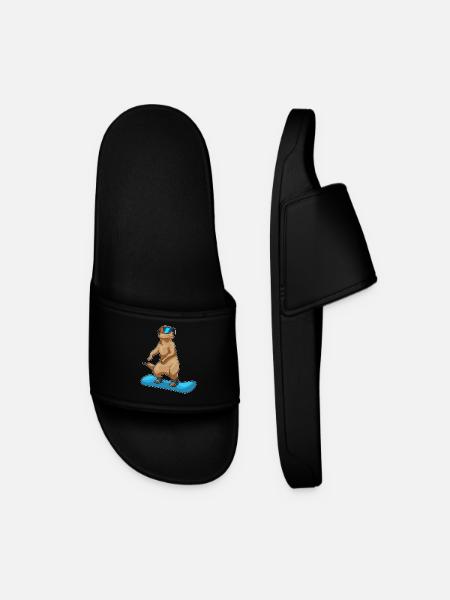 Snowboardeur Suricate - Claquettes Homme - noir