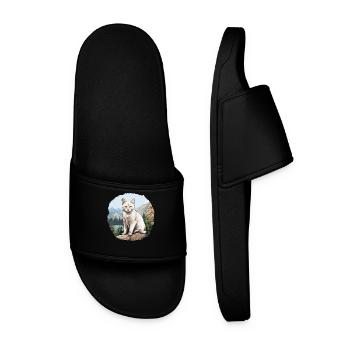 Burmilla Chaton Burmilla Chat - Claquettes Homme - noir - Devant