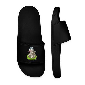 Snake Glasses - Men’s Pool Sliders - black - Front