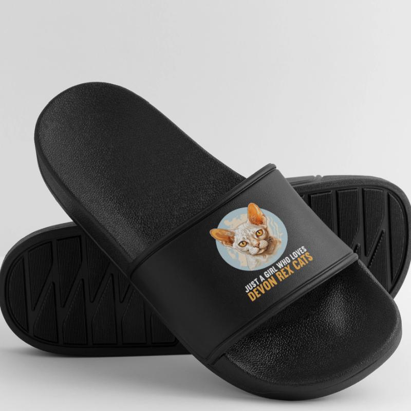 Devon Rex Kitten Devon Rex Cat Men’s Pool Sliders