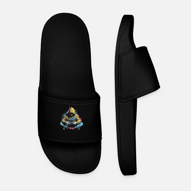 Game Lovers - Men’s Pool Sliders - black