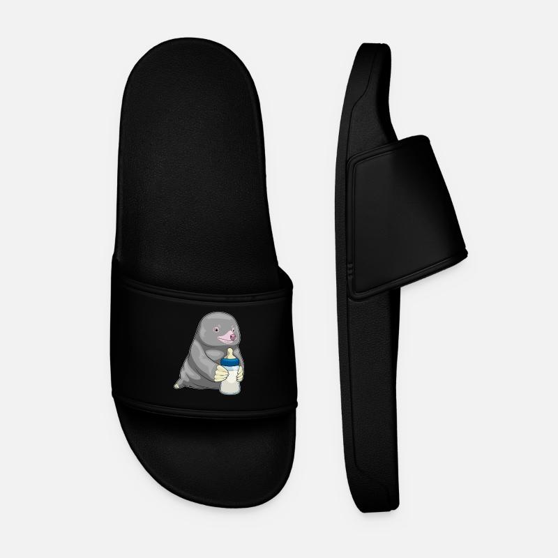 Mole Lait de biberon - Claquettes Homme - noir
