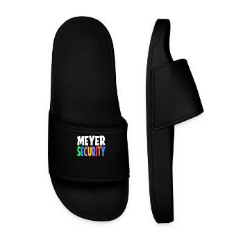 Meyer Safety Family Gift - Men’s Pool Sliders - black - Front