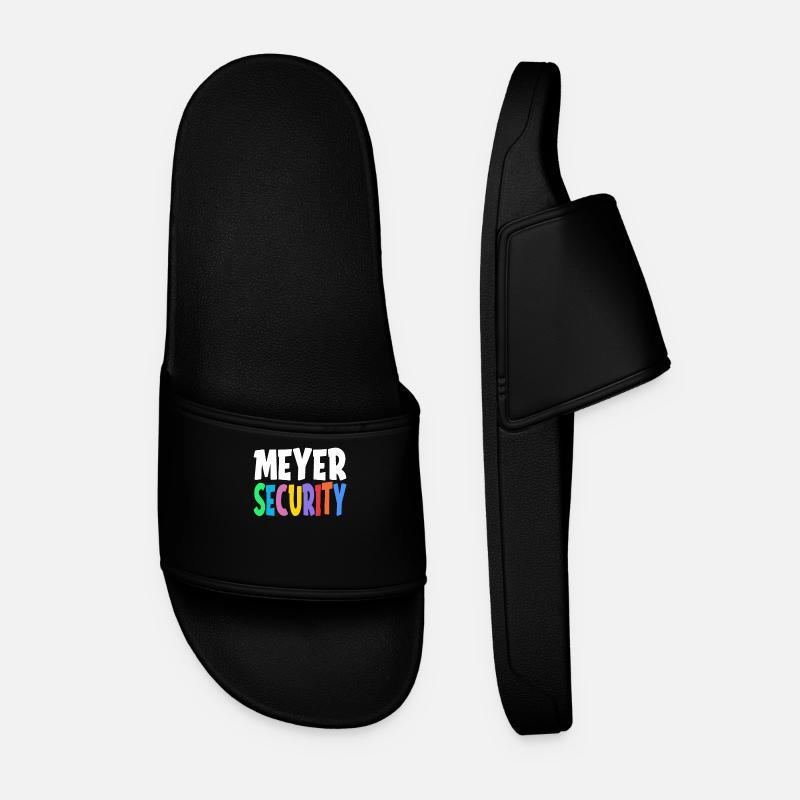 Meyer Safety Family Gift - Men’s Pool Sliders - black