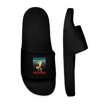 Capoeira Princess - Men’s Pool Sliders - black - Front