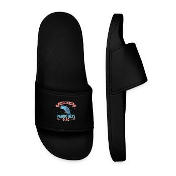 I love my sparrow parrot - Men’s Pool Sliders - black - Front