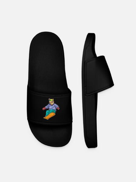 Bear Snowboarder Snowboard - Men’s Pool Sliders - black