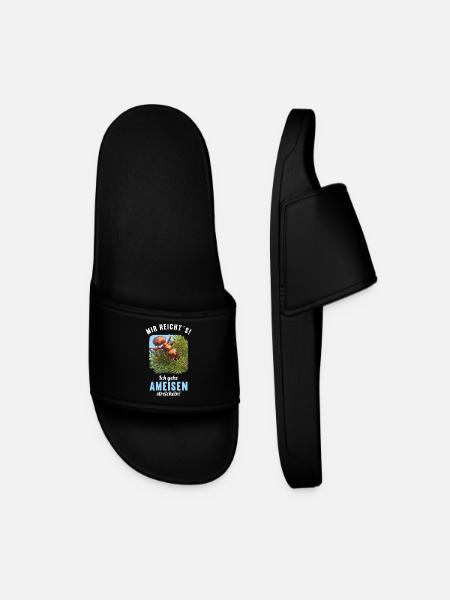 Ant ants ant - Men’s Pool Sliders - black