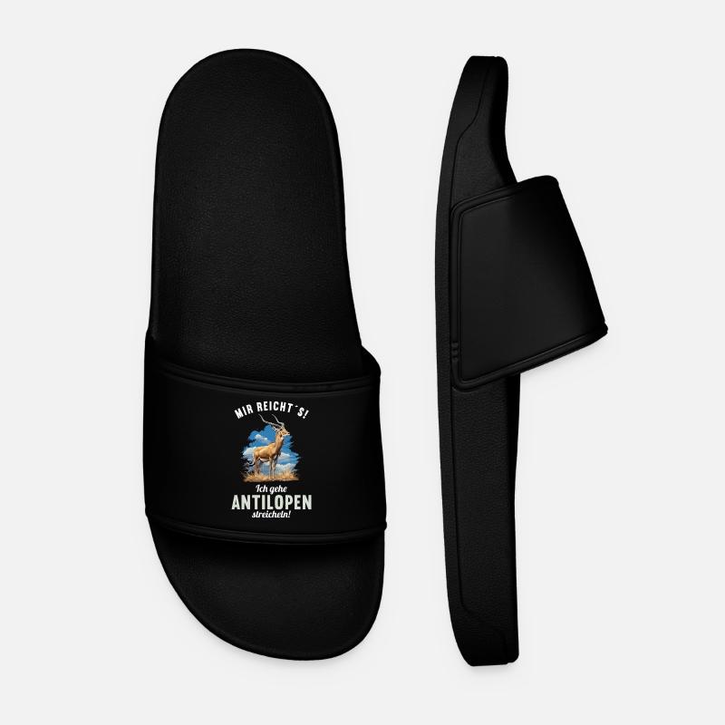 Antelope Antilopen Antilope - Men’s Pool Sliders - black