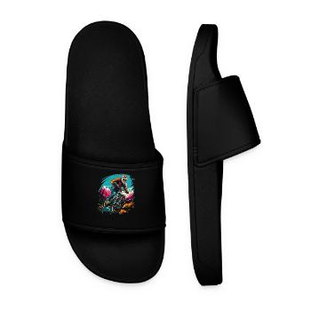 Mountain biking - Men’s Pool Sliders - black - Front