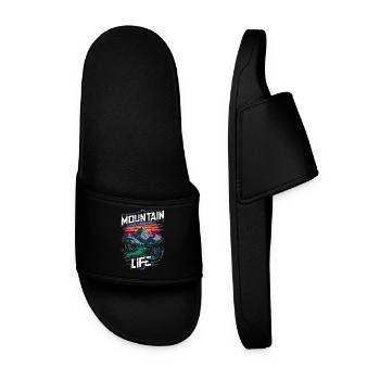 Mountaineering and Adventure - Men’s Pool Sliders - black - Front