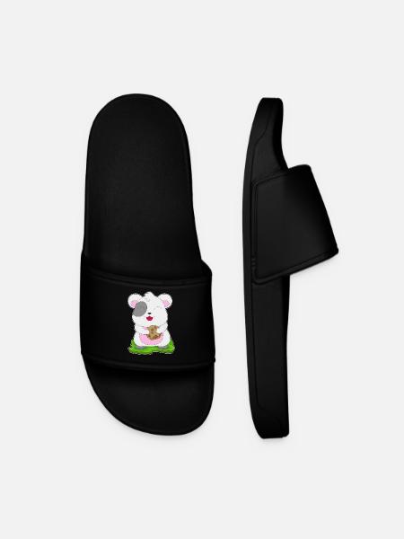 Biscuit hamster - Claquettes Homme - noir