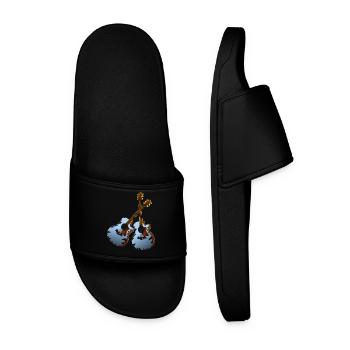 Guitar musician - Men’s Pool Sliders - black - Front