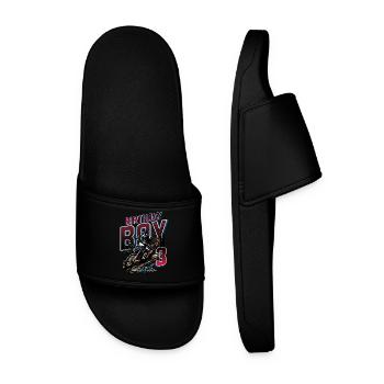 Motocross 3rd Birthday - Men’s Pool Sliders - black - Front