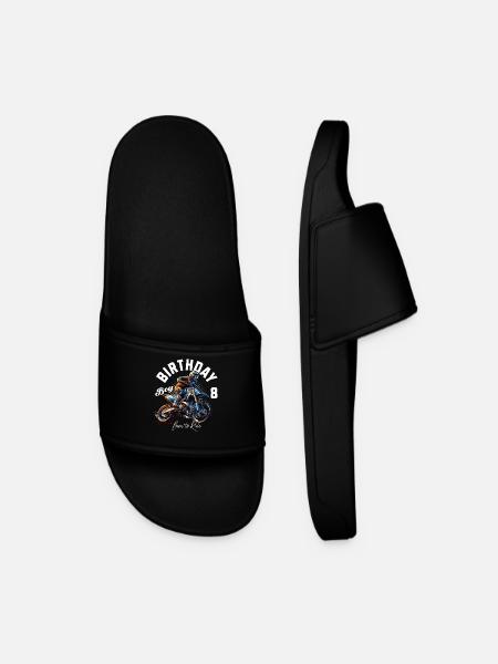 Motocross 8th Birthday - Men’s Pool Sliders - black