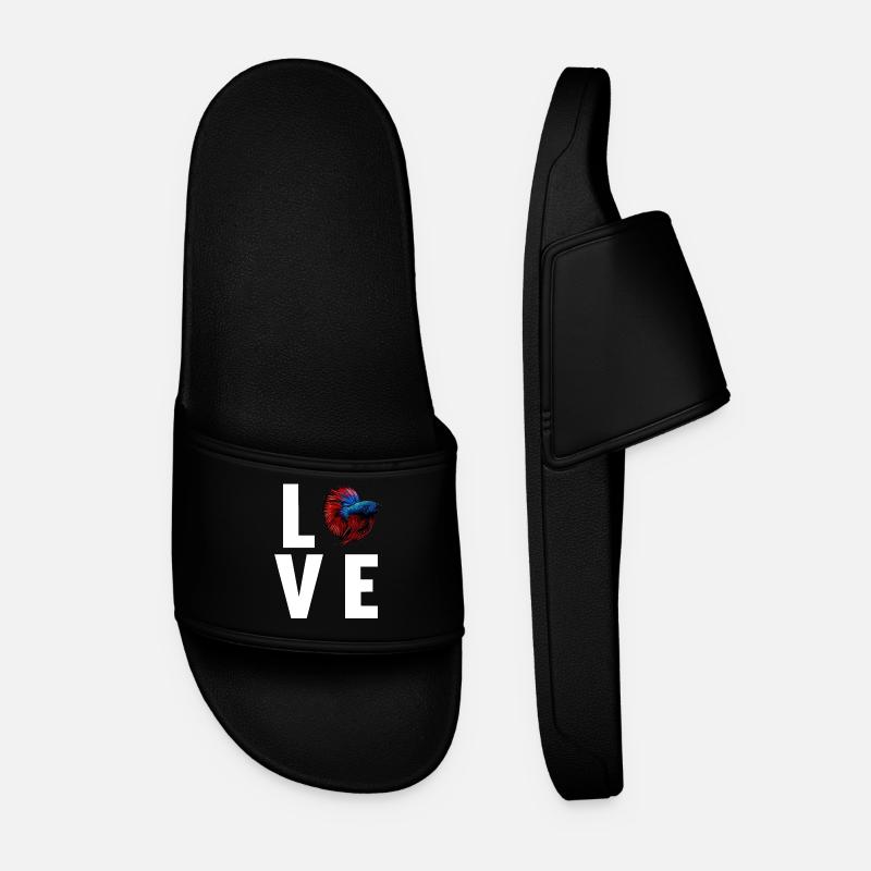 Bettas Betta Poisson Betta - Claquettes Homme - noir