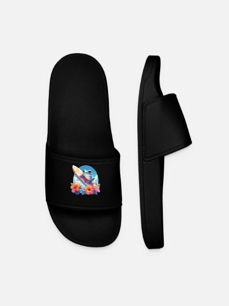 Tree Frog Laubfrösche Laubfrosch - Men’s Pool Sliders - black