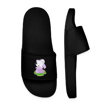 Maus Braut Schleier Hochzeit - Männer Badelatschen - Schwarz - Vorne