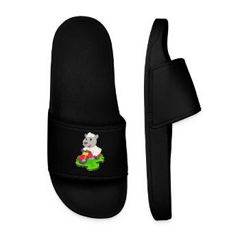 Sheep Motorcycle - Men’s Pool Sliders - black - Front