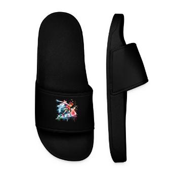 Parkour - Men’s Pool Sliders - black - Front
