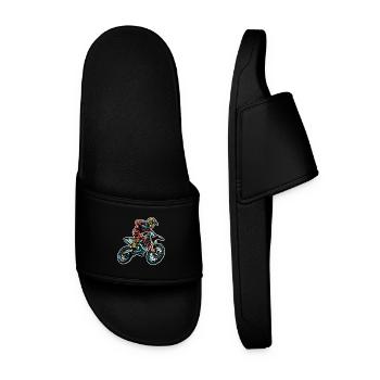 Motocross - Claquettes Homme - noir - Devant