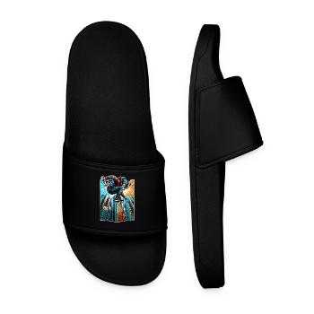 Parkour - Men’s Pool Sliders - black - Front