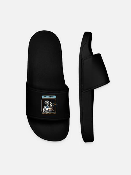 Cuisinier de dinde squelette - Claquettes Homme - noir