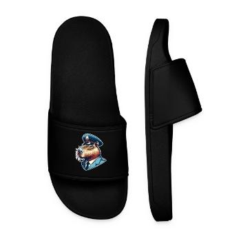 Capybara Police - Claquettes Homme - noir - Devant