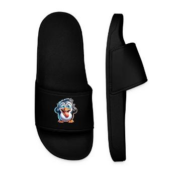 Penguin - Men’s Pool Sliders - black - Front