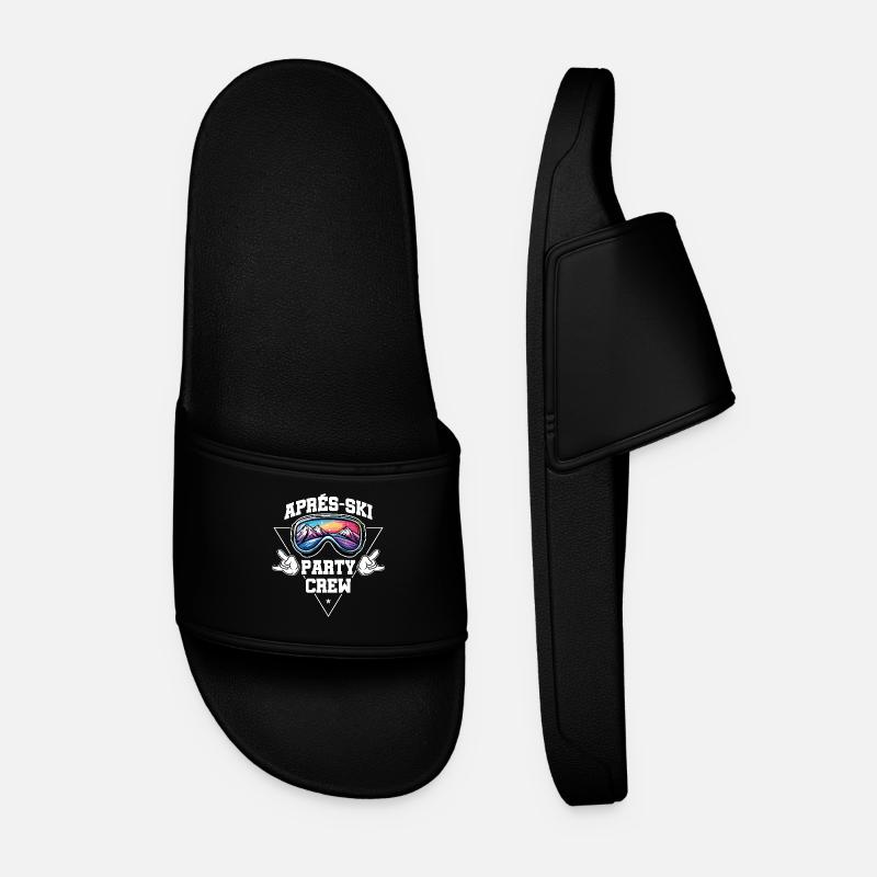 Après Ski Party Crew - Men’s Pool Sliders - black
