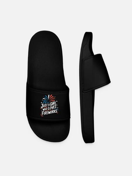 Pyrotechnics Fireworks Pyrotechnics - Men’s Pool Sliders - black
