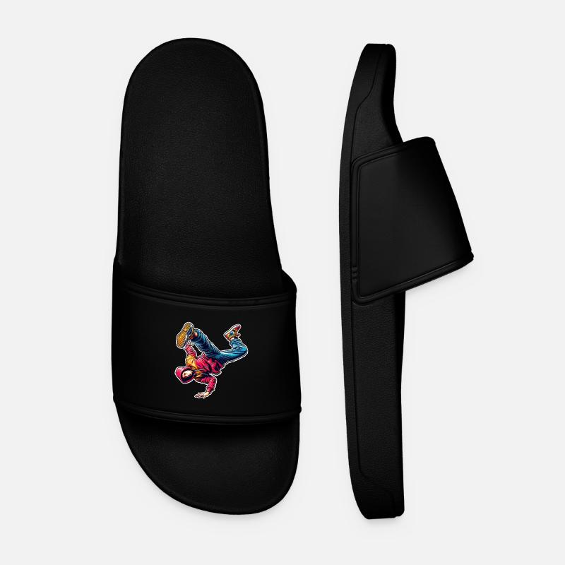 Breakdancing - Men’s Pool Sliders - black