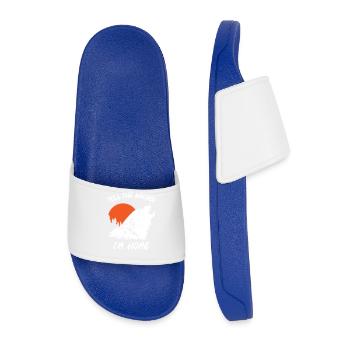 Tell the Wolves I Am Home - Männer Badelatschen - Königsblau - Vorne