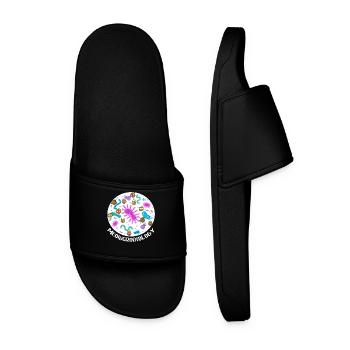 Meowcrobiology - Men’s Pool Sliders - black - Front
