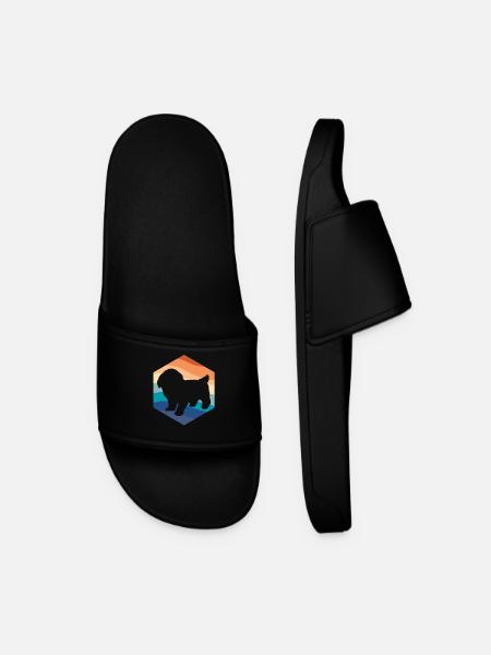 Shih Tzu - Men’s Pool Sliders - black