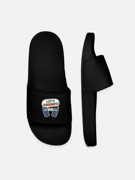 WALKIE TALKIES - Men’s Pool Sliders - black