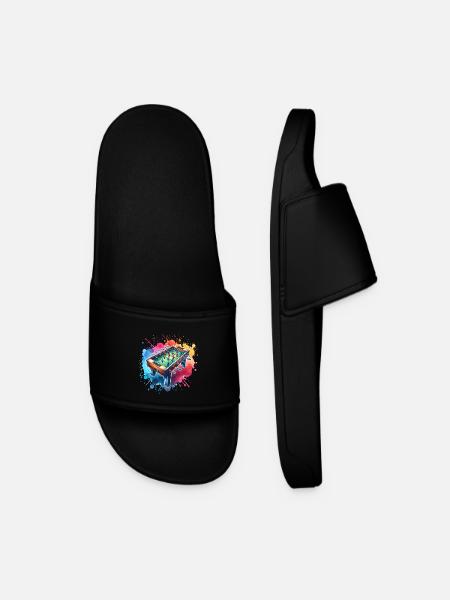 Foosball table table football - Men’s Pool Sliders - black