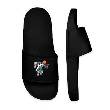 Panier Lapin Pâques - Claquettes Homme - noir - Devant