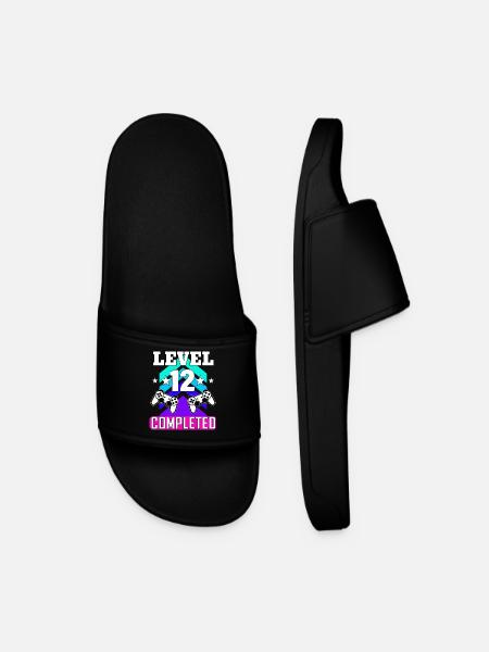 12 Birthday - Men’s Pool Sliders - black