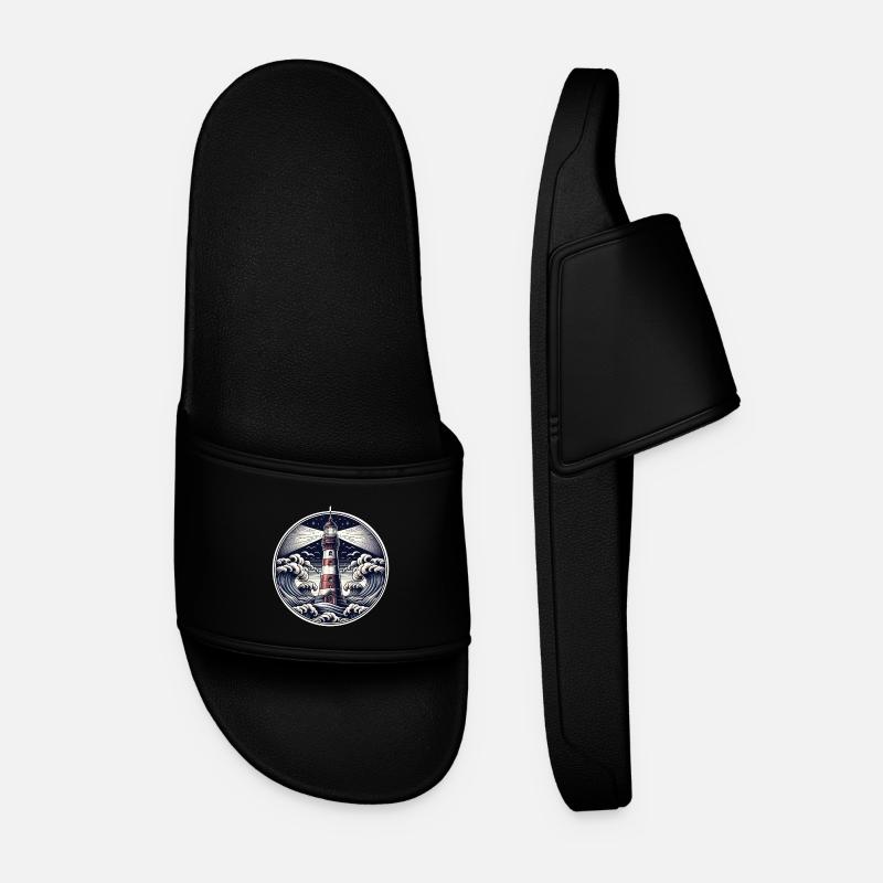 Phare - Claquettes Homme - noir