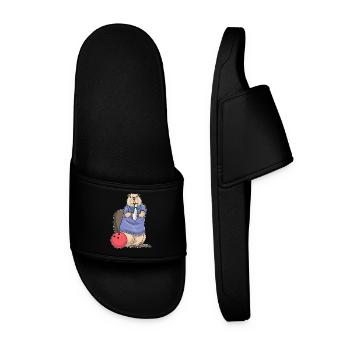 Beaver Bowling Bowling Ball - Men’s Pool Sliders - black - Front