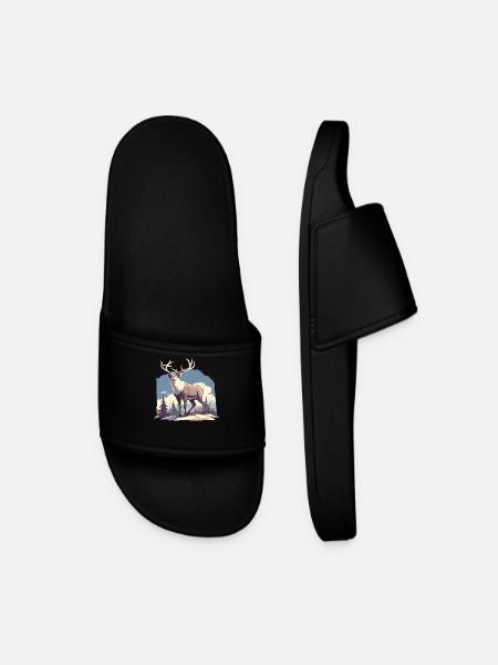 Reindeer Reindeer - Men’s Pool Sliders - black