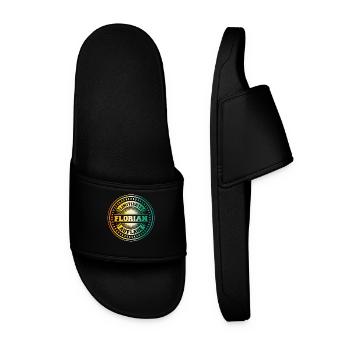 Florian - Men’s Pool Sliders - black - Front