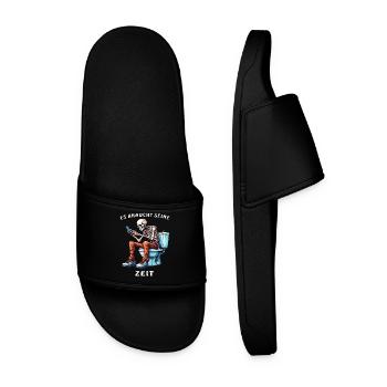 SKELETON TOILET SMARTPHONE - Men’s Pool Sliders - black - Front