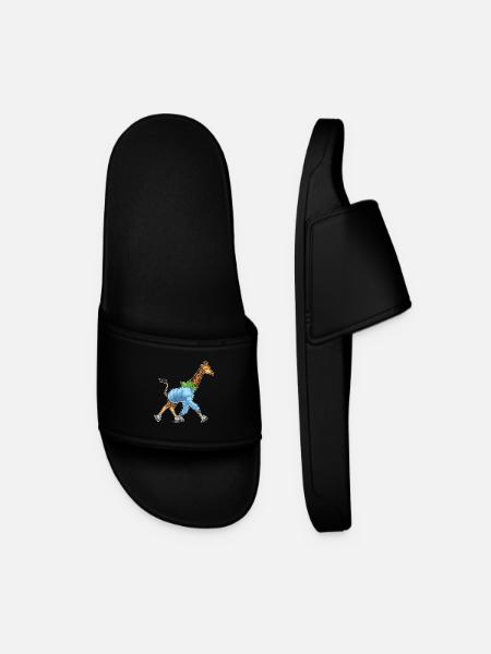 Giraffe Skating Skates - Men’s Pool Sliders - black