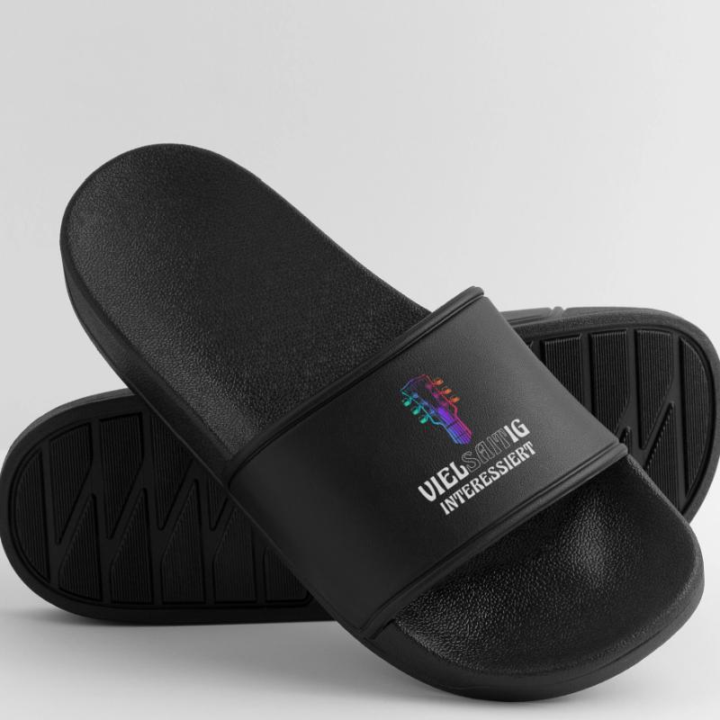Guitar multi-stringed interested Men’s Pool Sliders