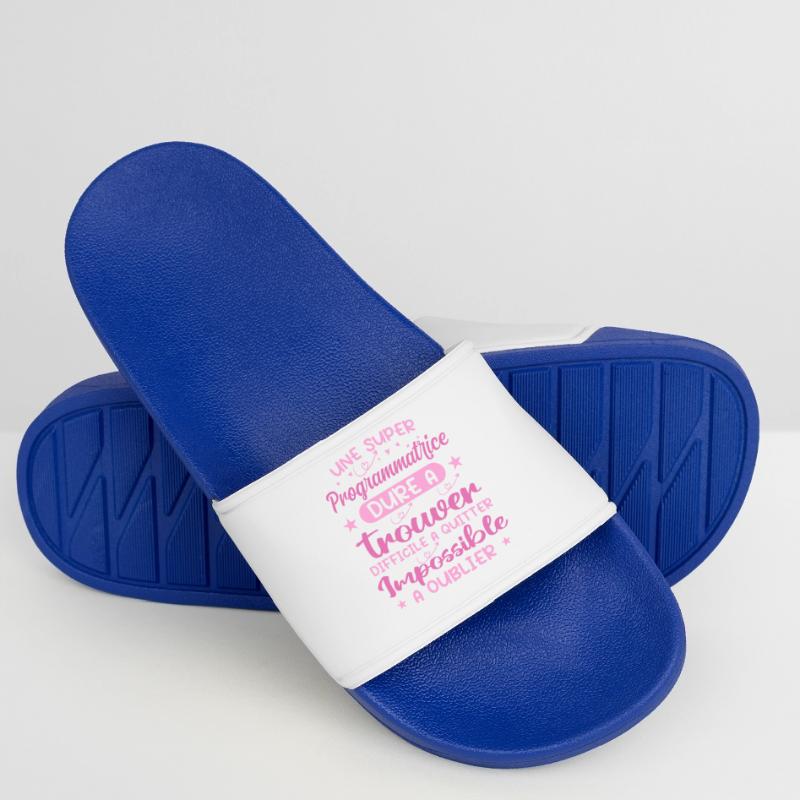 A Super Programmer - Programmer Gift Men’s Pool Sliders